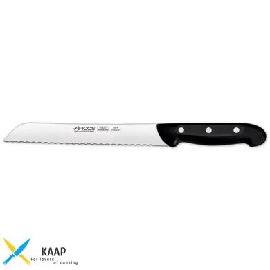Кухонный нож для хлеба 21 см. Maitre, Arcos с черной пластиковой ручкой (151400)