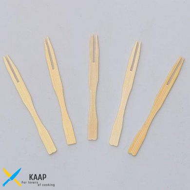 Шпажки бамбуковая краб для канапе двойная 90 мм (9 см) 50 шт.