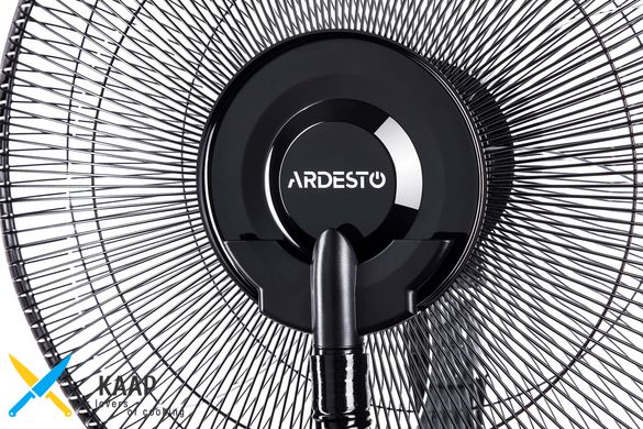 Підлоговий вентилятор Ardesto FNM-X1B 40 см, 100 Вт, з функцією холодної пари, дисплей, таймер, пульт ДК,