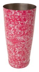 Шейкер Beaumont Mezclar Бостон, рожевий квітковий стиль, 1х828 мл (3670PI)
