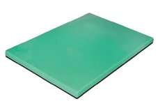 Дошка обробна поліетиленова 40х30х2 см. прямокутна, зелена Durplastics