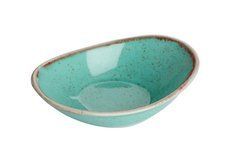 Блюдо для запекания 11х7 см. фарфоровое, бирюзовое Seasons Turquoise, Porland