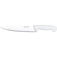 Кухонний ніж кухарський 22 см. Stalgast з білою пластиковою ручкою (281215)