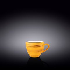 Чашка кофейная Wilmax SPIRAL YELLOW 110мл WL-669434/A