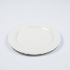 Тарелка плоская 18 см. Фарфоровая, белая Impulse, FoREST (740018)