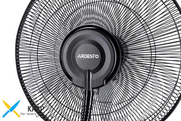 Підлоговий вентилятор Ardesto FNM-X2G 40 см, 100 Вт, з функцією холодної пари, дисплей, таймер, пульт ДК,