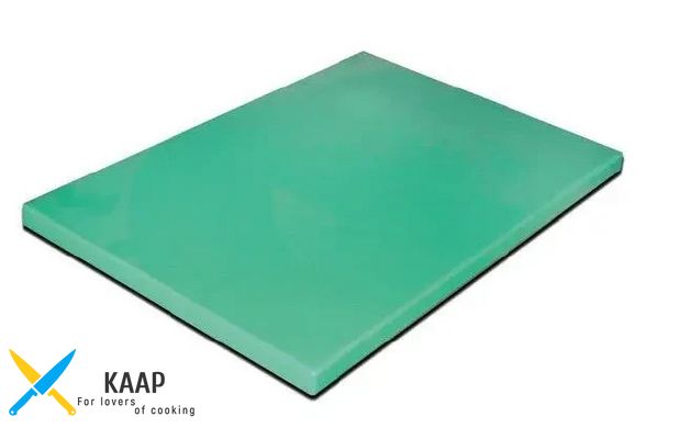 Дошка обробна поліетиленова 40х30х2 см. прямокутна, зелена Durplastics
