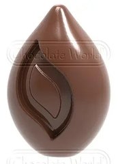 Форма для шоколаду "Полум'я" 35x24x10,50+11,50 мм., 24 шт. з полікарбонату Chocolate World