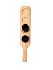 Дегустаційний сет для 4 чарок 41х8 см прямокутний із ручкою, дерев'яний