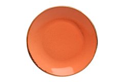 Тарілка кругла 18 см. порцелянова, помаранчева Seasons Orange, Porland