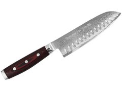 Кухонный нож Сантоку 16,5 см. Super Gou, Yaxell с черной пластиковой ручкой (37101G)