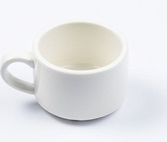 Чашка для кофе 100 мл. фарфоровая, белая Impulse, FoREST (741200)