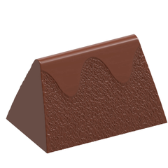 Форма для шоколаду полікарбонатна Джандуйя зі структурою кулі для гольфу 11 г Chocolate World 12110 CW