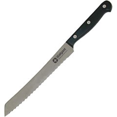 Кухонний ніж для хліба 19,5 см. Stalgast із чорною пластиковою ручкою (219208)
