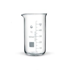 Мірна склянка (Мензурка) 600 мл. шкала 50мл. скляний В-1 ГОСТ 25336-82 із термостійкого скла