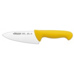 Кухонный нож поварской 15 см. 2900, Arcos с желтой пластиковой ручкой (292000)
