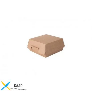 Коробка паперова для бургерів ⁇ Крафт 115х115х70 мм