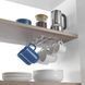 Держатель для чашек 14х26х3см серый металлик, покрытие Polytherm OCTO-MUG METALTEX