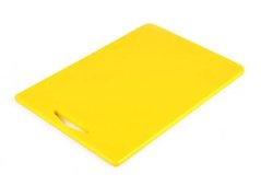 Доска разделочная 31х21х1 см. Durplastics, полиэтиленовая, желтая (9853AM31211)