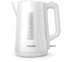 Електрочайник Philips Series 3000, 1,5л, пластик, білий