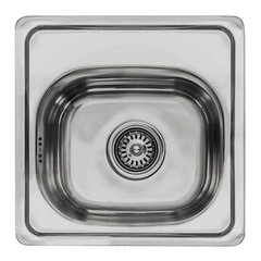 Кухонна мийка Lemax нержавіюча сталь сталь хром LE-5013 CH + сифон (LE-5013 CH)