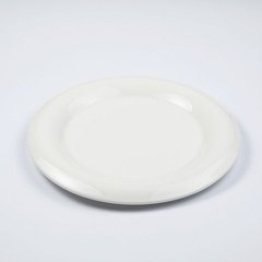 Тарелка плоская 21,5 см. фарфоровая, белая Impulse, FoREST (740022)