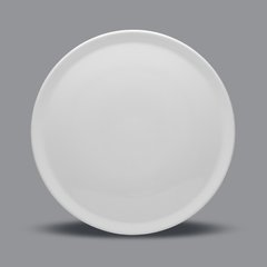 Тарелка круглая для пиццы 35 см. фарфоровая, белая Tina, Lubiana