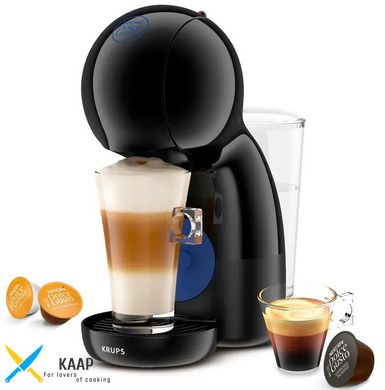 Капсульная кофеварка Nescafe Dolce Gusto Piccolo XS KP1A0810, 1600 Вт, черная Krups