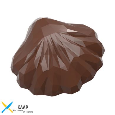 Форма для шоколада поликарбонатная Ракушка с гранями Chocolate World