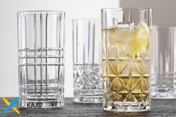 Стакан высокий 445мл. хрустальный Longdrink Cross Highland, Nachtmann