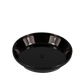 Пиала-тарелочка одноразовая фуршетная "Круг" 60 мл 68х12 мм 10 шт/уп черная стеклоподобная