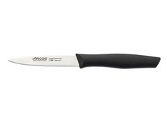 Нож кухонный для чистки 10 см. Nova, Arcos с черной пластиковой ручкой (188600)