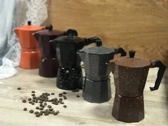 Кофеварка гейзерна на 6 чашек "Alu-браун" 16615-4