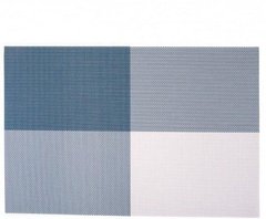 Коврик для сервировки стола серо-синего цвета 450х300 мм (шт)