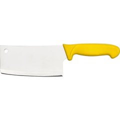 Кухонный нож Секач 18 см. Stalgast с желтой пластиковой ручкой (283195)
