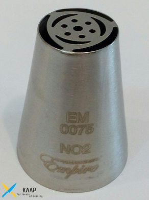 Насадка кондитерська нержавіюча "Тюльпан з тичинками" H 42 мм (шт)