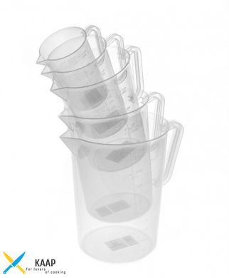 Кувшин-Чаша мерная 3 л пластиковая прозрачная