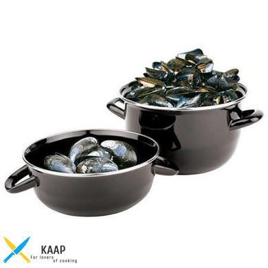 Каструля з нержавіючої сталі з емальованим покриттям 2 л (&Oslash; 18 см), APS