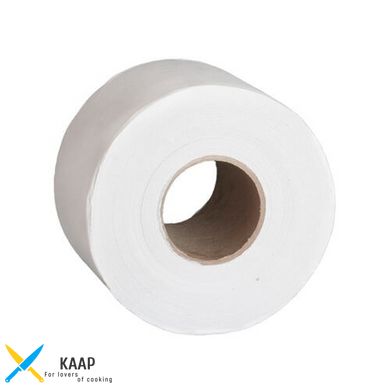 Бумага туалетная на гильзе 2 слоя белая целлюлоза 190х90 мм., 12 рулонов Джамбо