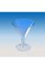 Бокал-пиала одноразовый для мартини фуршетный (на низкой ножке) 100 мл, 85х110 мм. стеклоподобный