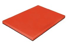 Дошка обробна поліетиленова 50х35х2 см. прямокутна, червона Durplastics
