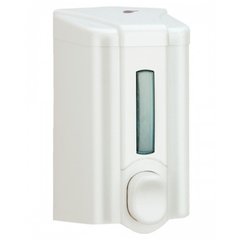 Дозатор-диспенсер жидкого мыла 1 л., 10,5х10,8х19,5 см. пластиковый, белый