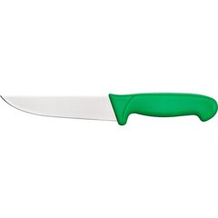 Кухонний ніж м'ясника 15 см. Stalgast із зеленою пластиковою ручкою (284152)