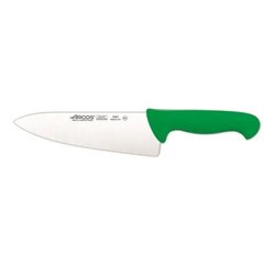 Кухонний ніж кухарський 20 см. 2900. Arcos із зеленою пластиковою ручкою (290721)