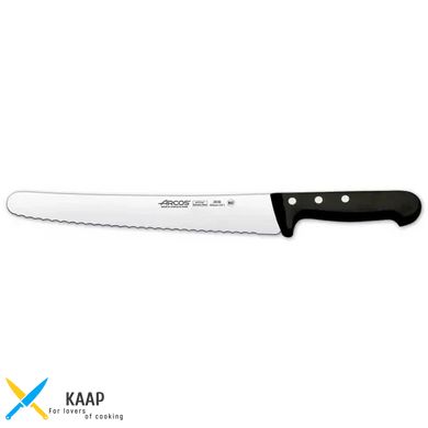 Кухонный нож для выпечки 25 см. Universal, Arcos с черной пластиковой ручкой (283904)
