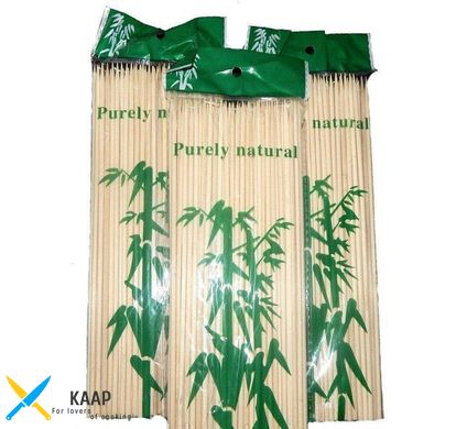 Шпажка-шампур для шашлику 40 см., 2,8 мм., 100 шт/уп бамбукова
