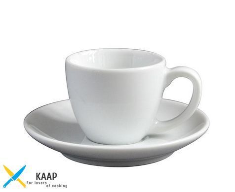 Чашка 75 мл. порцелянова, біла espresso Verona Open, Ancap