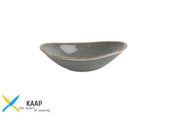 Блюдо для запікання 11х7 см. порцелянова, темно-сіра Seasons Dark Gray, Porland