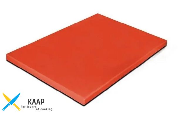 Дошка обробна поліетиленова 50х35х2 см. прямокутна, червона Durplastics
