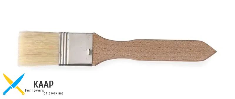 Пензель кондитерська, дерев'яна ручка – плоска, Hendi. 40x210 мм, 2 шт.